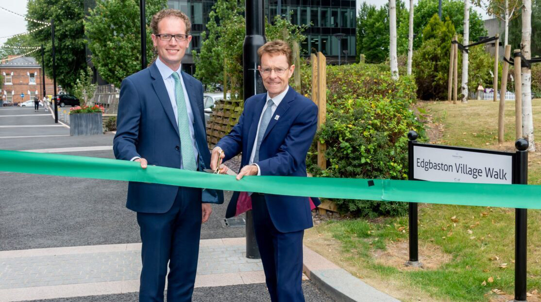 Andy Street officially opens Edgbaston Village Walk